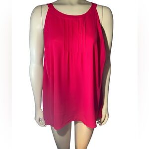 Torrid Bright Pink Sleeveless Blouse